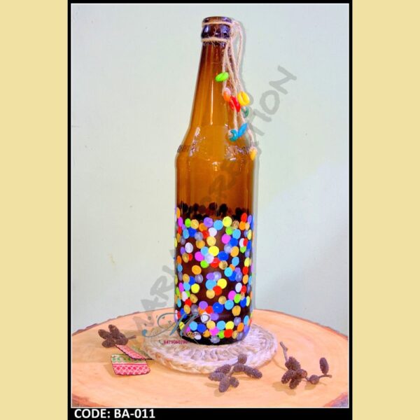 Bottle Art Polka Dot