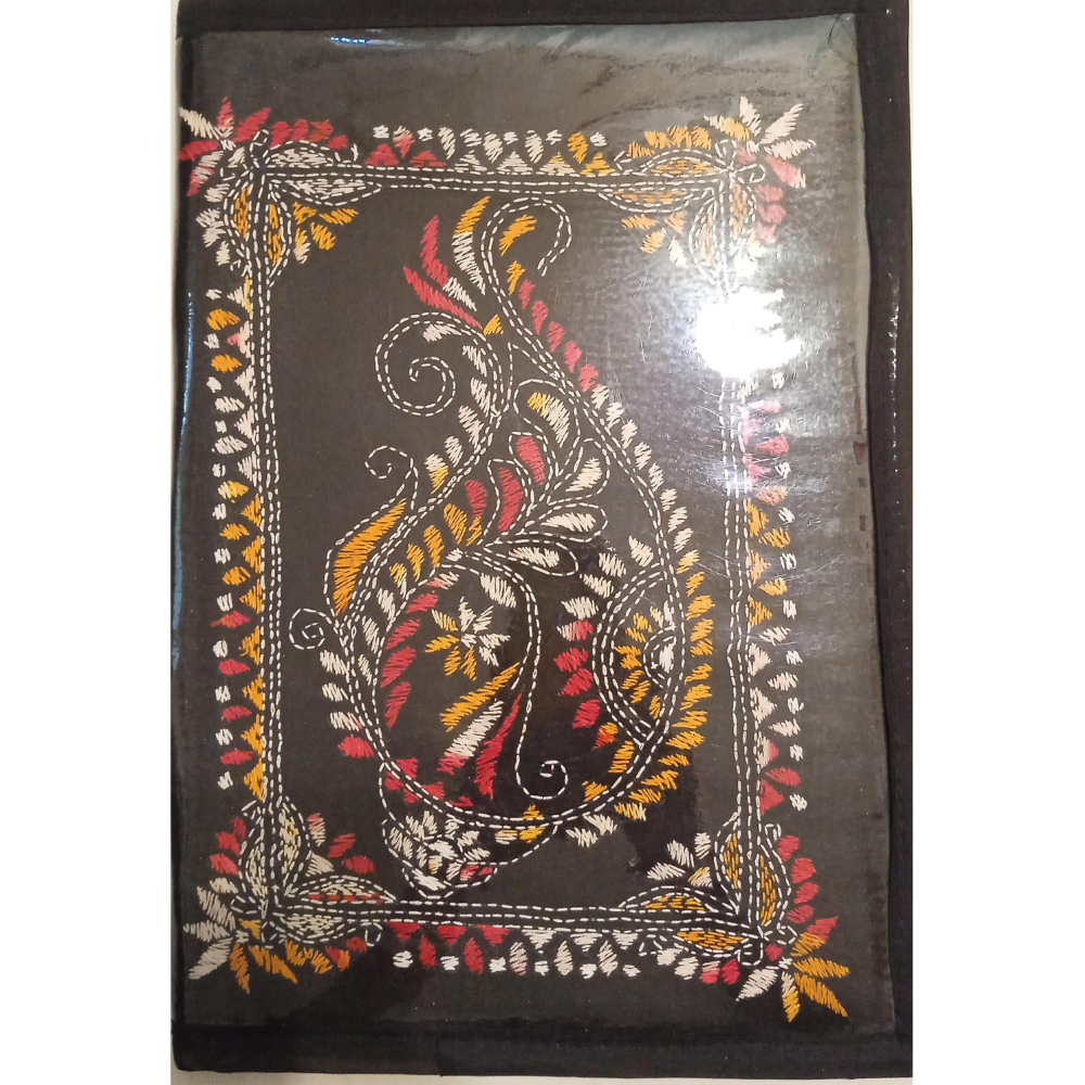 Handmade Kantha Stitched Cover File