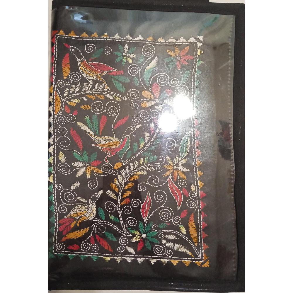 Handmade Kantha Stitched Cover File