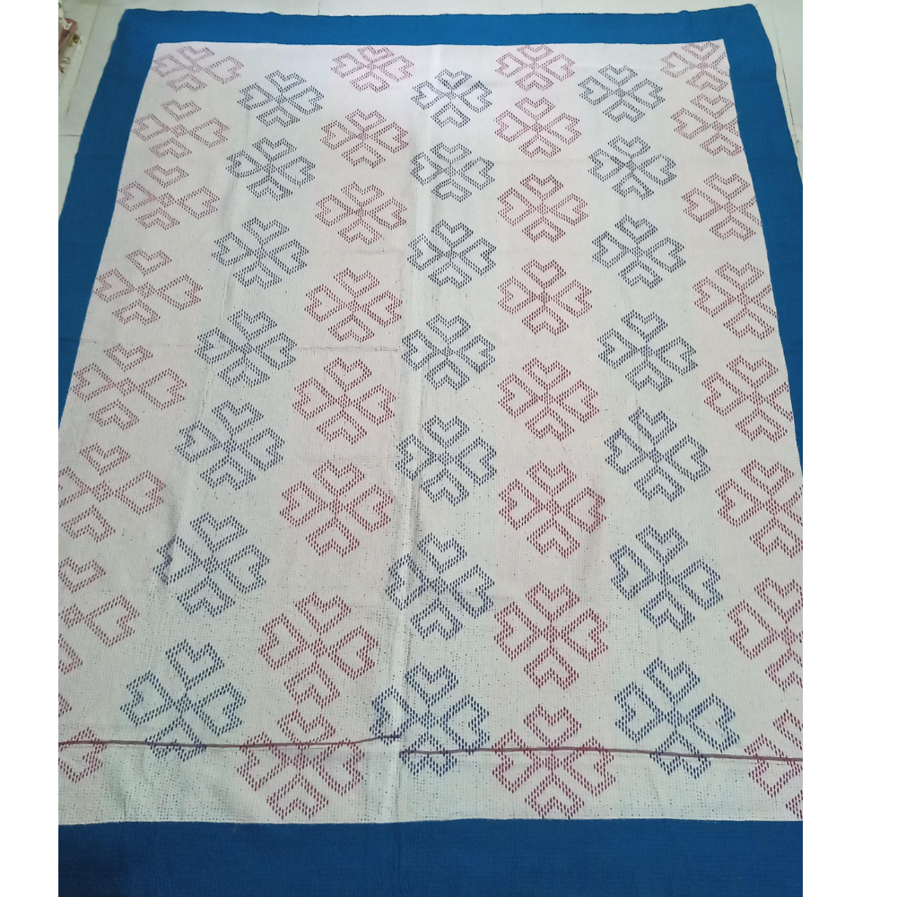 Traditional Bengali  Vintage Kantha  with border