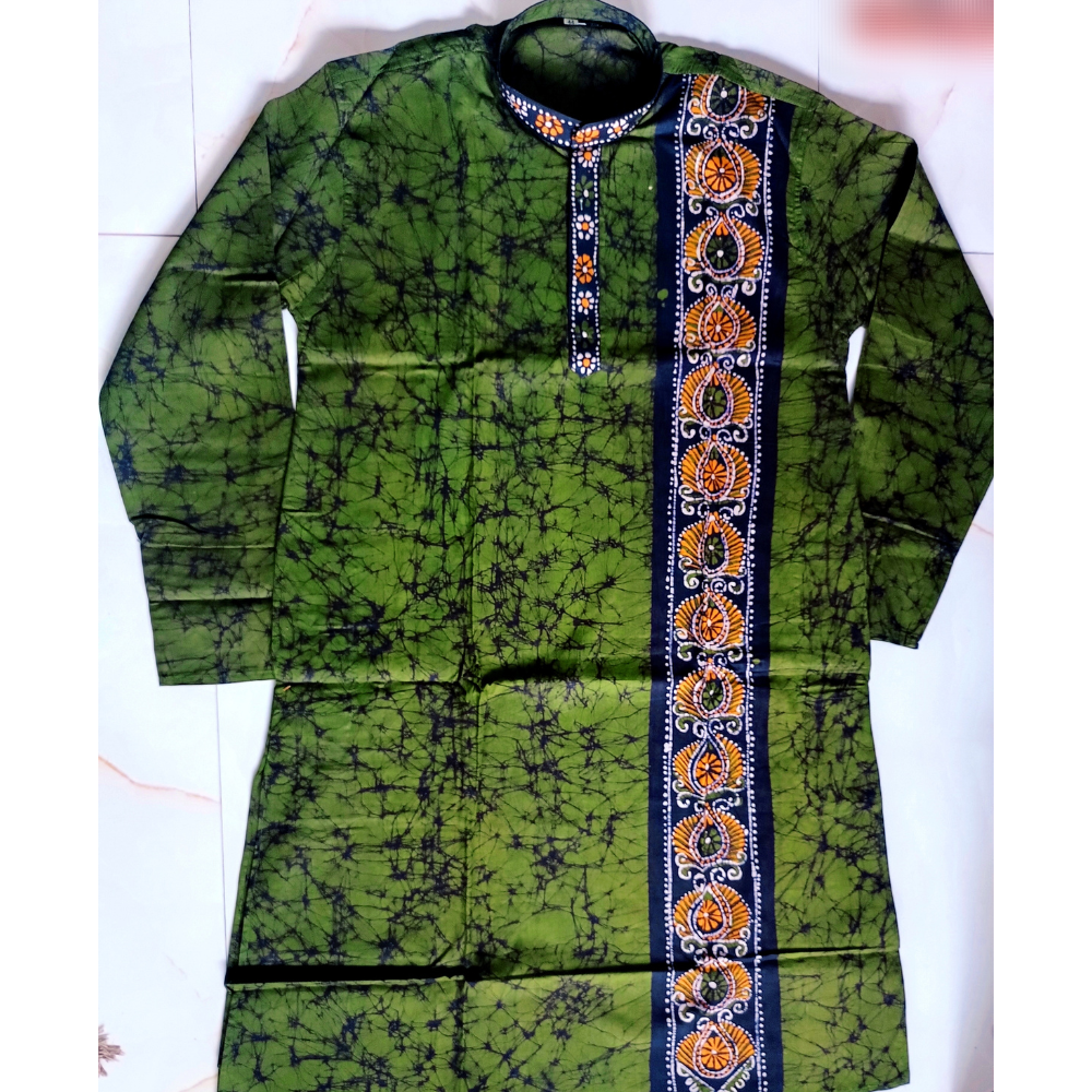 Hand Batik Cotton Panjabi